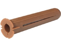 SCHNEIDER ELECTRIC Plug TP 2B, brun Ø8mm løse. Egnet til beton, sten, letbeton, lecabeton, hultegl, tegl og gipsplader. - (100 stk.)