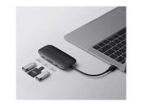 Aukey Unity Link PD III - Dokkingstasjon - USB-C - HDMI - GigE