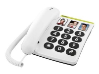DORO PhoneEasy 331ph - Telefon med ledning - grå, hvit