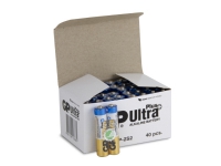 Batteri GP Ultra Plus Alkaline AAA 24AUP/LR03 Bulk 40 stk Svanemærket,20 x 2 stk/pk