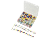 TRU COMPONENTS 739925 Klemmeforbindelsesstykker-sortiment 0.50 mm² 2.50 mm² Blå , Gul, Rød, Hvid 382 stk