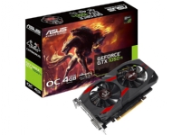 ASUS CERBERUS-GTX1050TI-O4G - OC Edition - grafikkort - GF GTX 1050 Ti - 4 GB GDDR5 - PCIe 3.0 - DVI, HDMI, DisplayPort