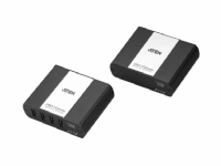ATEN UEH4102, Sender og mottaker, 100 m, 480 Mbit/s, Cat5e,Cat6,Cat7, 10,100,1000 Mbit/s, Sort