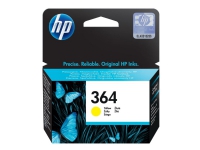 HP 364 - Gul - original - blekkpatron - for Deskjet 35XX Photosmart 55XX, 55XX B111, 65XX, 65XX B211, 7510 C311, B110, Wireless B110