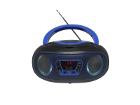 Denver TCL-212BT BLUE, 1,19 kg, Sort, Blå, Bærbar CD-spiller