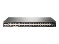 HPE Aruba 2930F 48G PoE+ 4SFP+ - Switch - L3 - Styrt - 48 x 10/100/1000 (PoE+) + 4 x 1 Gigabit / 10 Gigabit SFP+ (opplink) - rackmonterbar - PoE+ (370 W)