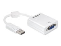 Delock - VGA-adapter - DisplayPort (hann) til HD-15 (VGA) (hunn) - 12.5 cm