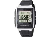 Casio Radio Armbåndsur WV-59E-1AVEG (L x B x H) 48.3 x 39 x 12.5 mm Sølv Kabinetmateriale=Rustfrit stål, Harpiks Materiale (armbånd)=Harpiks