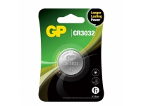 GP Batteries Lithium CR3032, Engangsbatteri, CR3032, Lithium-Manganese Dioxide (LiMnO2), 3 V, 1 stykker, 10 år