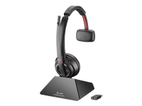 Poly Savi 8210 UC - Microsoft - hodesett - on-ear - DECT 6.0 - trådløs - Certified for Microsoft Teams