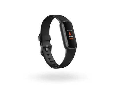 Fitbit Luxe aktivitetsarmbånd - sort/sort