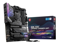 MSI MPG Z590 GAMING CARBON WIFI - Hovedkort - ATX - LGA1200-sokkel - Z590 Chipset - USB-C Gen2, USB 3.2 Gen 1, USB 3.2 Gen 2, USB-C Gen 2x2 - 2.5 Gigabit LAN, Wi-Fi, Bluetooth - innbygd grafikk (CPU kreves) - HD-lyd (8-kanalers)
