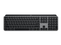 Logitech MX Keys for Mac - Tastatur - bakbelysning - Bluetooth, 2.4 GHz - QWERTY - Pan Nordic - romgrå - for Apple 10.2-inch iPad 10.5-inch iPad Air 10.9-inch iPad Air iPhone 11, 12, 13, SE
