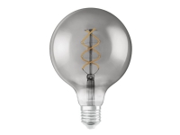 OSRAM Vintage 1906 - LED-filamentlyspære - form: G125 - klar finish - E27 - 4 W (ekvivalent 16 W) - klasse G - behagelig varmt lys - 1800 K - røyk