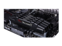 G.Skill Ripjaws V - DDR4 - sett - 64 GB: 4 x 16 GB - DIMM 288-pin - 3600 MHz / PC4-28800 - CL14 - 1.45 V - ikke-bufret - ikke-ECC - klassisk svart