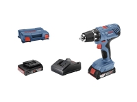 Bosch Professional GSR 18V-21 06019H100A Batteri boremaskine 18 V 2.0 Ah Litium inkl. ekstra batteri, Kuffert, Inkl. oplader