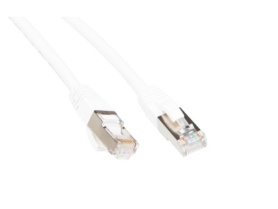 Nettverkskabel Cat6a hvit 15m