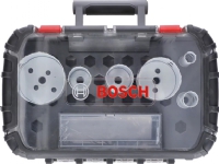 Bosch Progressor for Wood and Metal Electrician - Hullsagsett - for tre, metall, plast, tørrmur, rustfritt stål, ikke-jernholdig metall - 9 deler - 25 mm, 68 mm, 38 mm, 44 mm, 83 mm, 19 mm
