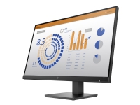 HP P27q G4 - P-Series - LED-skjerm - 27 - 2560 x 1440 QHD @ 60 Hz - IPS - 250 cd/m² - 1000:1 - 5 ms - HDMI, VGA - svart