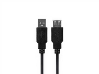 USB 2.0 Förl.kabel A->A 1.0m