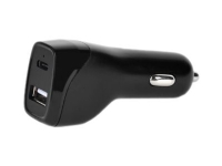 Sitecom - Bilstrømadapter - 30 watt - 3 A - 2 utgangskontakter (USB, USB-C)