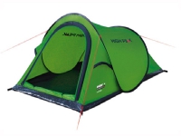 High Peak Campo, Camping, Tunell Telt, 2 person(er), 1,41 kg, Grønn