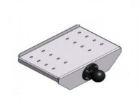 Honeywell 10 - Monteringssett (Ram-kule, tastaturfeste) - for kjøretøymontert datamaskin/tastatur - i bil - for Thor VX8, VX9