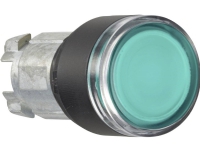 Schneider Electric ZB4BW3337 Frontelement til lyskontakt kan nulstilles (Ø) 22 mm Tom Sort, Grøn 1 stk