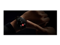 Xiaomi Watch S1 - 46 mm - svart - smartklokke med stropp - lær - svart - display 1.43 - Wi-Fi, NFC, Bluetooth - 52 g