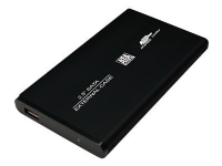 LogiLink Enclosure 2,5 inch S-ATA HDD USB 2.0 Alu - Drevkabinett - 2.5 - SATA 1.5Gb/s - USB 2.0 - svart