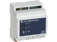 LAURITZ KNUDSEN SMS-modem IHC Control®. SMS modemet anvendes til at overvåge og styre IHC in- og output moduler ved hjælp af SMS beskeder. DIN 2M36.