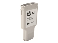 HP 727 - 300 ml - høykapasitets - fotosort - original - DesignJet - blekkpatron - for DesignJet T1500, T1530, T2500, T2530, T920, T930