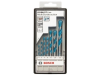 Bosch Robust Line CYL-9 Multi Construction - Borsett - for multiformål - 7 deler - 5 mm, 6 mm, 8 mm, 10 mm, 4 mm, 12 mm - lengde: 75 mm, 85 mm, 100 mm, 120 mm, 150 mm