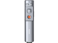 Baseus Multifunctional Baseus Orange Dot presentation remote control, with laser pointer, rechargeable (gray)