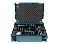 Makita Makpac - Spissett for skrutrekker og bor - 66 deler - lengde: 50 mm, 25 mm
