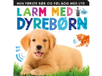 Larm med dyrebørn: Min første rør og føl-bog med lyd | Språk: Dansk