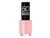 Rimmel 60 Seconds Super Shine Nail Polish, 262 Ring a Ring O''Roses, Butyl Acetate, Ethyl Acetate, Nitrocellulose, Acetyl Tributyl Citrate, Isopropyl Alcohol,..., f4a3a7, Step 1: Glide on your shade of 60 Seconds Super Shine Nail Polish in one stroke