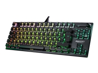ROCCAT VULCAN TKL PRO - Tastatur - med volumhjul - bakgrunnsbelyst - USB-C - Nordisk - tastsvitsj: Roccat Titan Optical-svitsjer