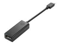 HP - Ekstern videoadapter - USB-C - DisplayPort - for HP 340S G7 Elite Slice G2 Elite x2 Mobile Thin Client mt45 ZBook 15 G6, 17 G6
