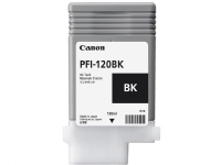 Canon PFI-120 BK - 130 ml - svart - original - blekkbeholder - for imagePROGRAF GP-200, GP-300, TM-200, TM-205, TM-300, TM-305