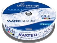 MediaRange - 25 x CD-R - 700 MB (80 min) 52x - blekkstråleskrivbar overflate - spindel