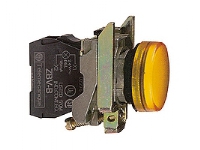 SCHNEIDER ELECTRIC Signallampe komplet med LED i orange farve og 24VAC/DC forsyning