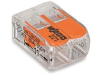 Wago 221-412, Cage Clamp, Oransje, Gjennomsiktig, 450 V, 32 A, 1,6 g, 13,1 mm