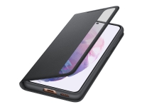 Samsung Smart Clear View Cover EF-ZG991 - Lommebok for mobiltelefon - svart - for Galaxy S21 5G