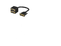 Goobay MMK ADAP 24+1 DVI-D > 2x DVI-D, DVI-D, 2 x DVI, Hankjønn, Hunkjønn, Sort