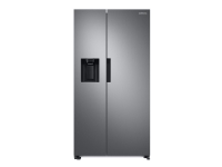 Samsung RS67A8810S9 - Kjøleskap/fryser - side-ved-side med vannautomat, isdispenser - frittstående - bredde: 91.2 cm - dybde: 71.6 cm - høyde: 178 cm - 634 liter - Klasse F - refined stainless steel