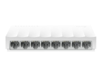 TP-Link LiteWave LS1008 - Switch - ikke-styrt - 8 x 10/100 - stasjonær