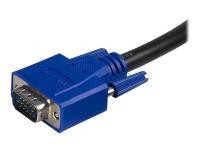 StarTech.com 2-in-1 USB KVM Cable - Keyboard / video / mouse / USB cable - HD-15 (VGA), USB Type B (M) to USB, HD-15 (VGA) - 6 ft - SVUSB2N1_6 - Tastatur / video / mus / USB-kabel - HD-15 (VGA), USB-type B (hann) til USB, HD-15 (VGA) - 1.8 m - for P/