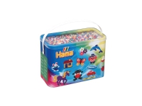 Perler hama midi, assorterede farver, spand med 30.000 stk.