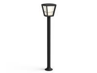 Philips Hue White Color Ambiance Outdoor Econic Post - Svart